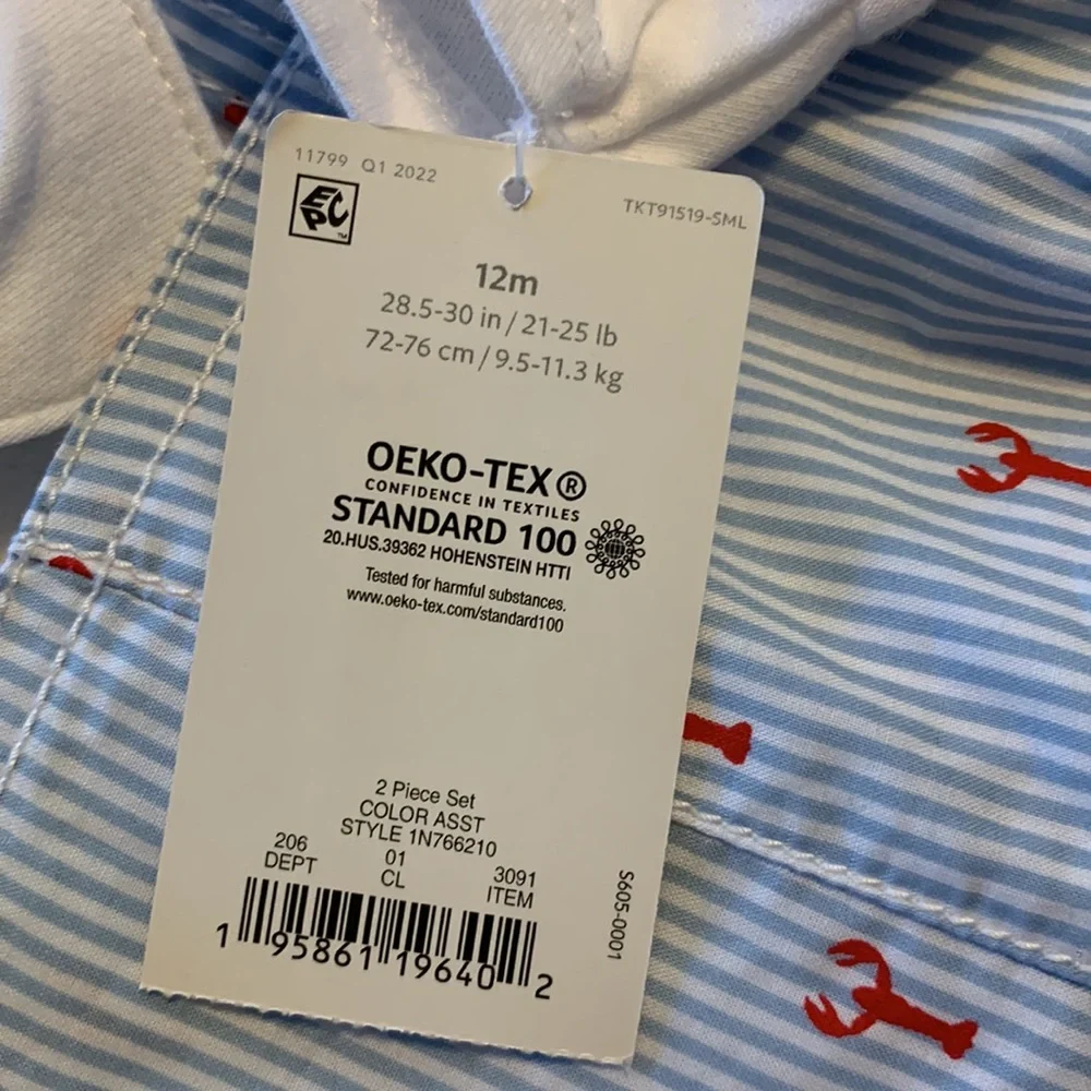 Just One You by Carter’s Lobster Striped Set